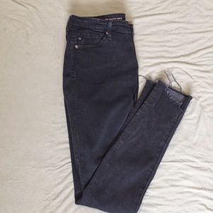 AG The Legging Black Ankle Jeans